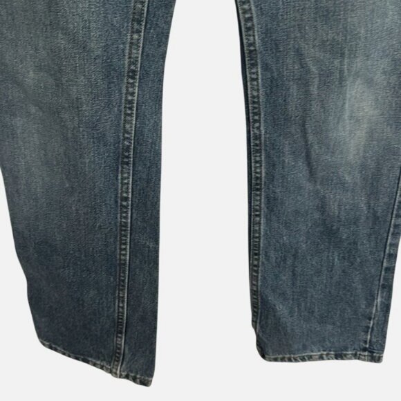 Lee Boys Premium Straight Leg Jeans Size 16 S Made In Mexico 100% Cotton Distres - Picture 4 of 6